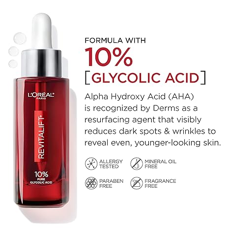 L'Oréal - 10% Pure Glycolic Acid Serum 30ml - Ministry of Skin