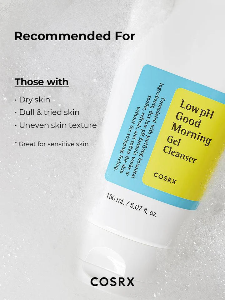 Cosrx - Low pH Good Morning Gel Cleanser - Ministry of Skin