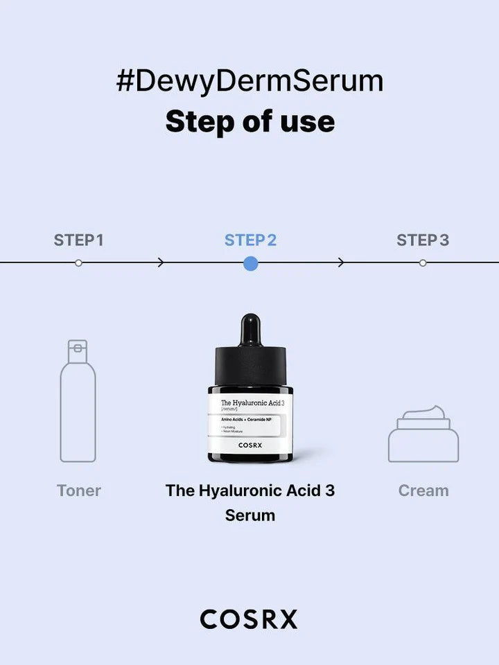 Cosrx - The Hyaluronic Acid 3 Serum - 20 ml